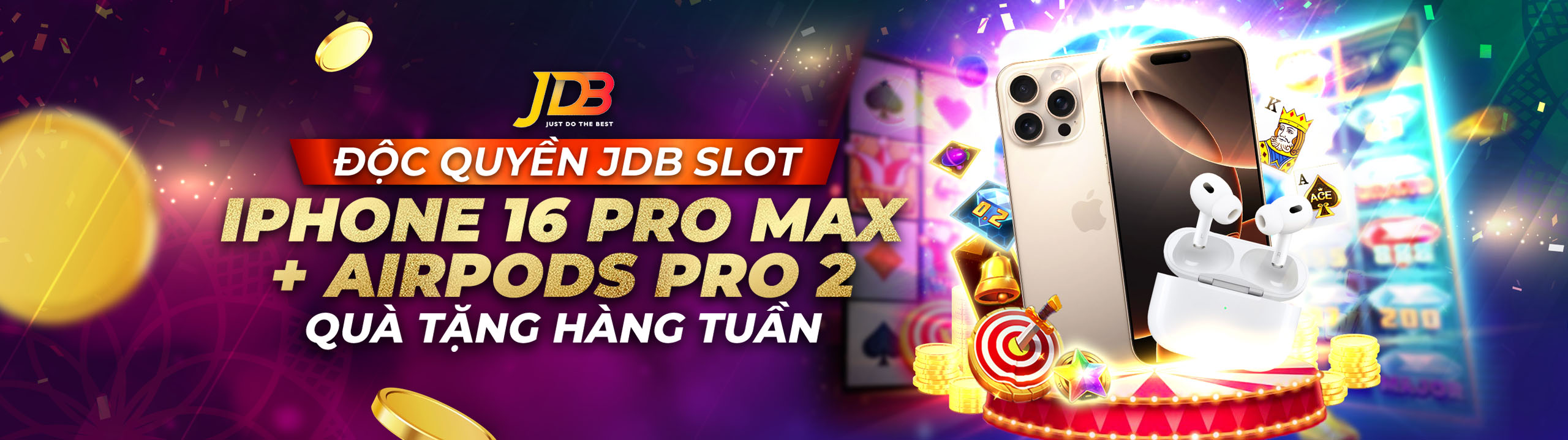 Quà tặng đặc biệt hàng tuần của JDB