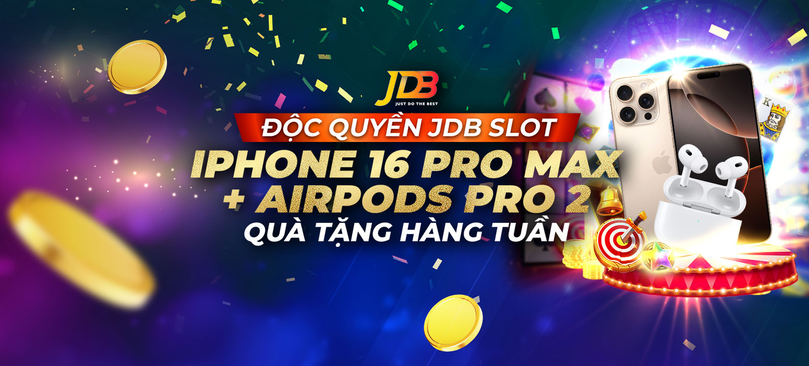 Quà tặng đặc biệt hàng tuần của JDB
