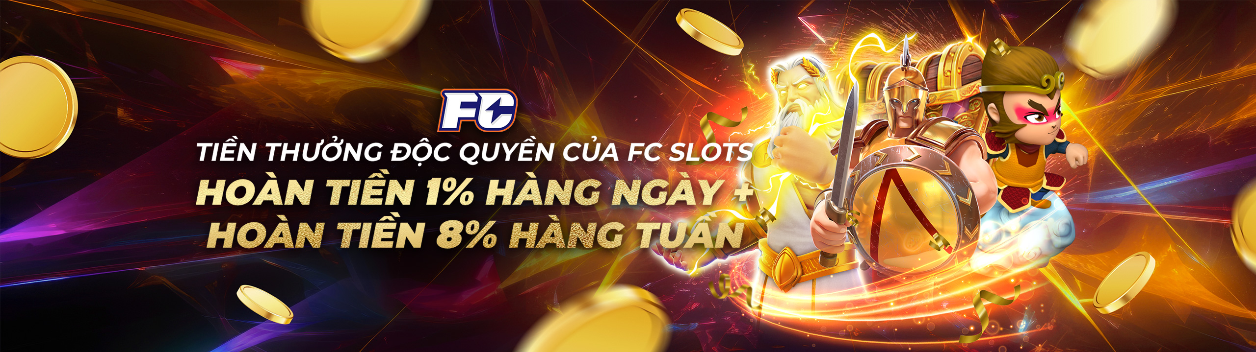 Tiền thưởng độc quyền của FC Slots