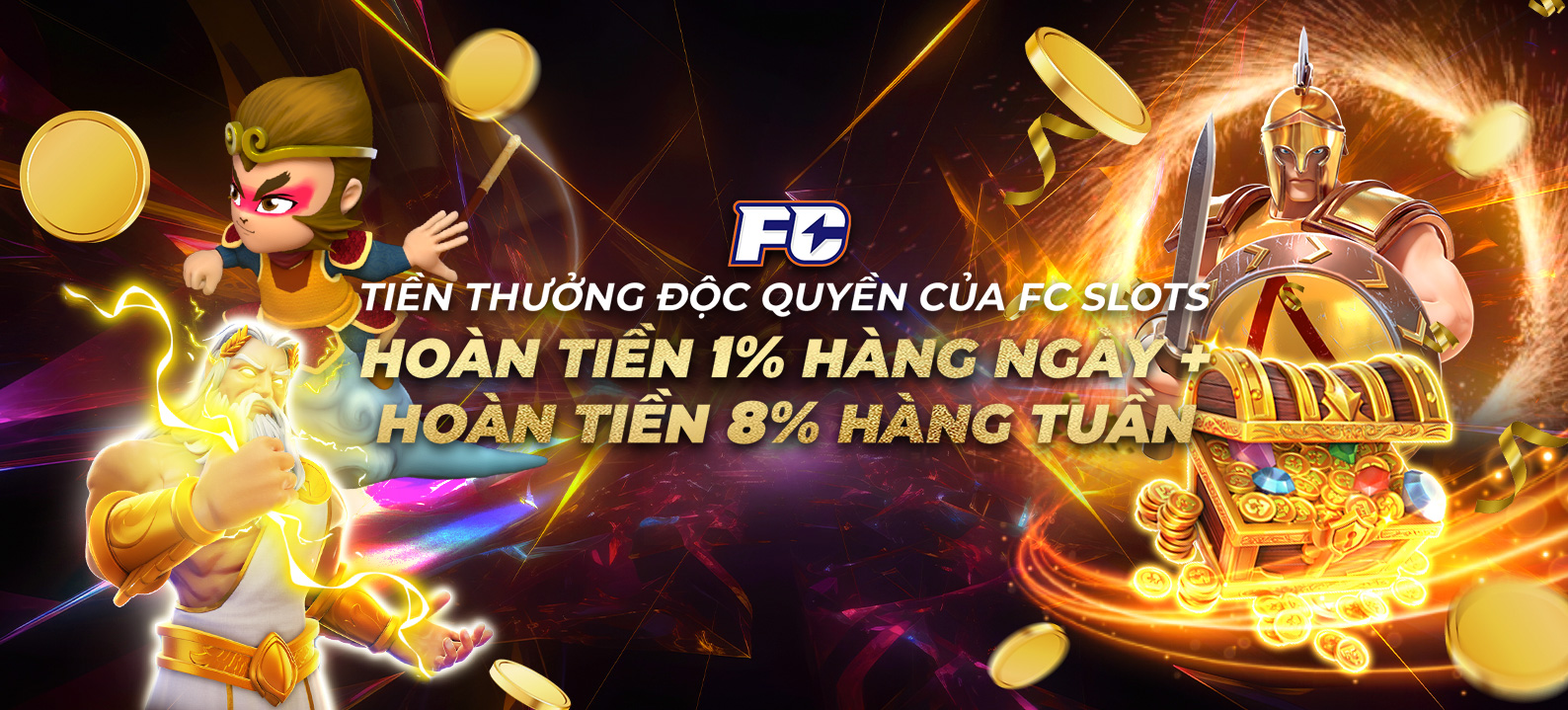 Tiền thưởng độc quyền của FC Slots