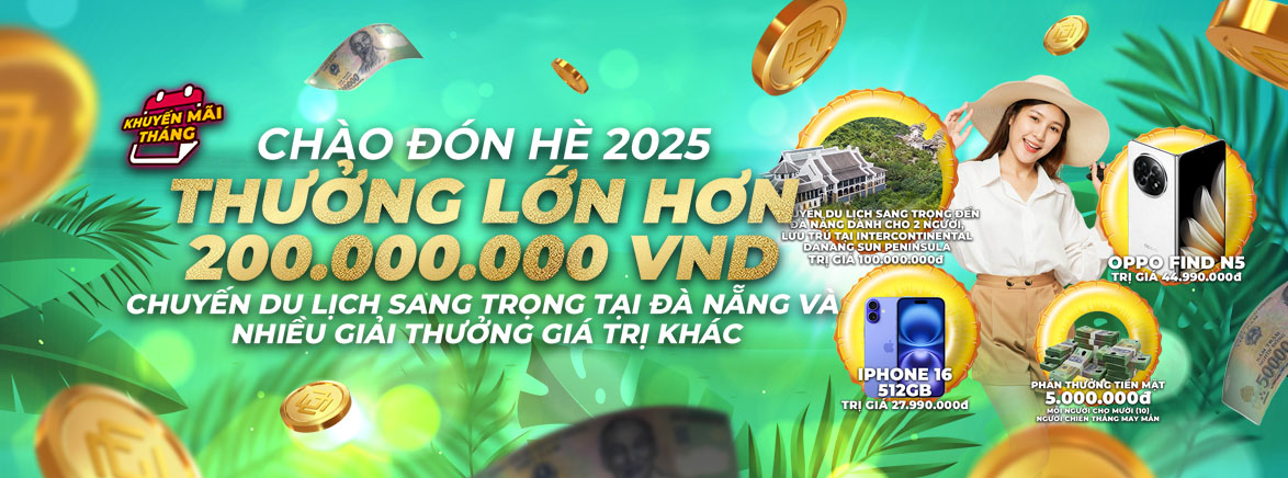 Nhiệm vụ tháng 5 - Rinh chuyến du lịch hè này Nhiệm vụ tháng 5 - Rinh chuyến du lịch hè này
